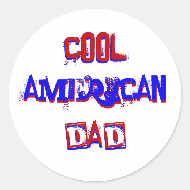 Pegatina Redonda Guay American Dad I (Anverso)