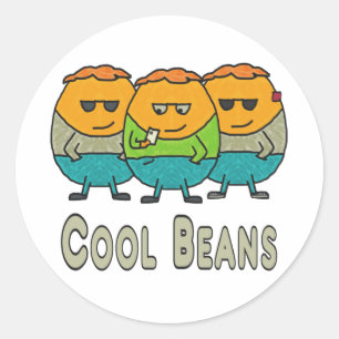 Pegatina Redonda Guay Beans