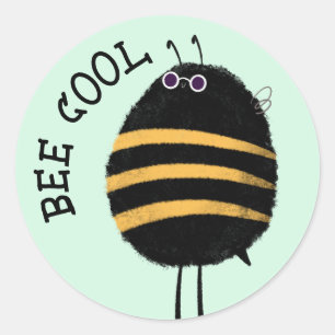Pegatina Redonda Guay Bee