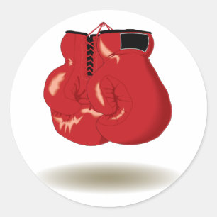 Pegatina Redonda Guay Boxing Emblem