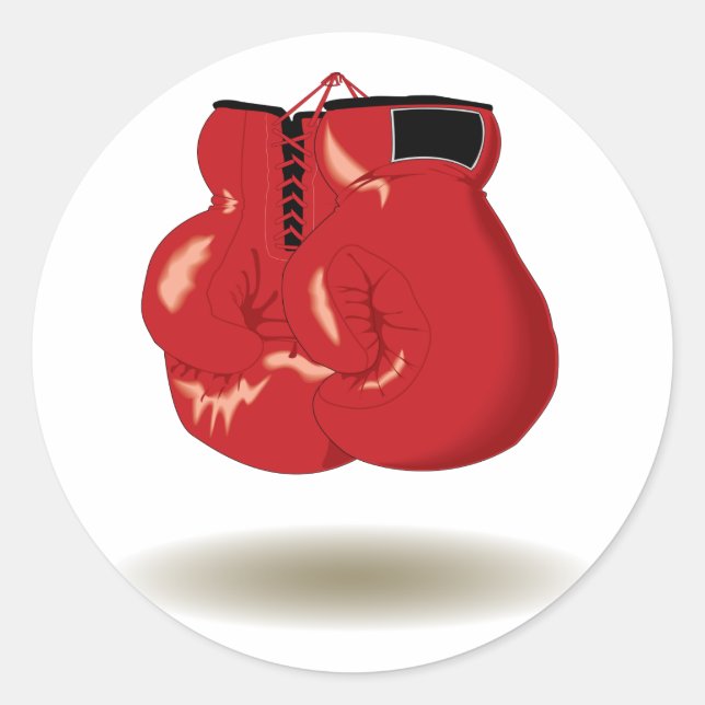 Pegatina Redonda Guay Boxing Emblem (Anverso)