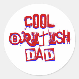 Pegatina Redonda Guay British Dad
