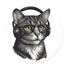 GUAY CAT USANDO TELÉFONO DE CABEZA