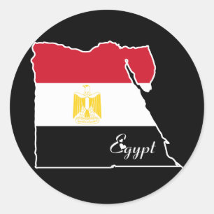 Pegatina Redonda Guay Egipto