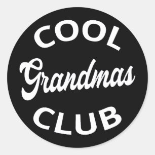 Pegatina Redonda Guay Grandmas Club I