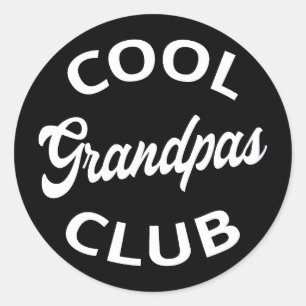 Pegatina Redonda Guay Grandpas Club I