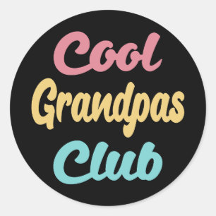 Pegatina Redonda Guay Grandpas Club II