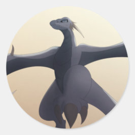Pegatina Redonda Guay Gray Wyvern