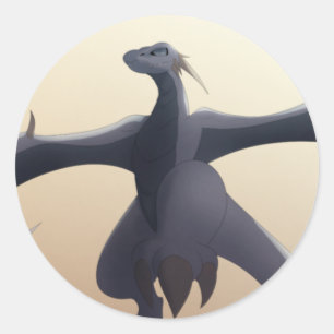 Pegatina Redonda Guay Gray Wyvern
