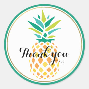 Pegatina Redonda Guay Pineapple