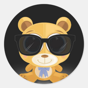 Pegatina Redonda Guay Teddy Bear