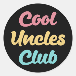 Pegatina Redonda Guay Uncles Club II