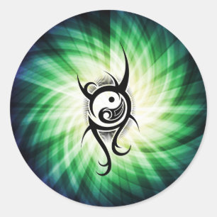 Pegatina Redonda Guay Yin Yang