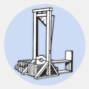 Pegatina Redonda Guillotine