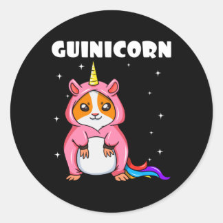 Pegatina Redonda Guinicorn