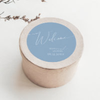 Guión caprichoso | Dusty Blue Boda Welcome