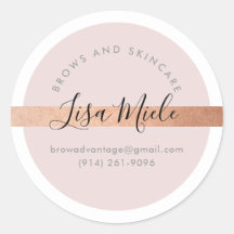 Guión ELEGANTE bonito moderno rosa dorado rosa