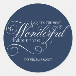 Pegatina Redonda Guión La Hora Más Maravillosa Del Año