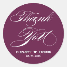 Guión Rojo Elegante Gracias Favor De La Boda