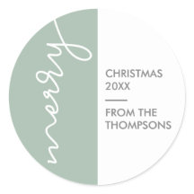 Guión verde moderno simple para navidad