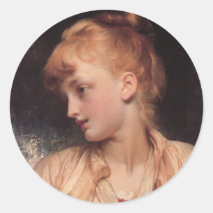 Pegatina Redonda Gulnihal - Lord Frederick Leighton