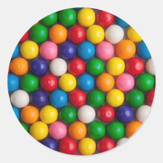 Pegatina Redonda Gumballs