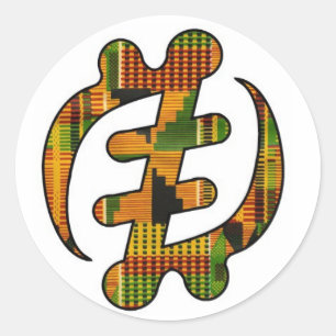 PEGATINA REDONDA GYE NYAME
