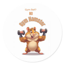 Gym Hamster - Gracioso Diseño de Hamster de Workou