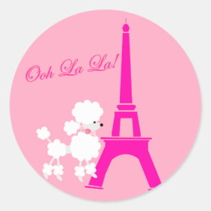 Pegatina Redonda ¡H Ooh La La! ♥