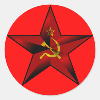 PEGATINA REDONDA HABLA BRAZO ESTRELLA