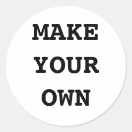 PEGATINA REDONDA HACER LO SUYO