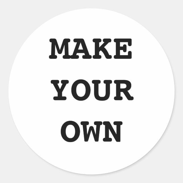 PEGATINA REDONDA HACER LO SUYO (Anverso)