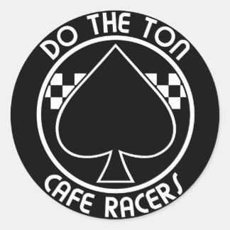 Pegatina Redonda HACER LOS Pegatinas DE TON