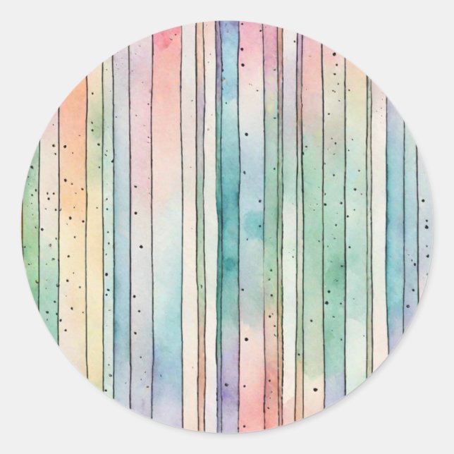 Pegatina Redonda Hacer una fiesta de cumpleaños de deseo (Anverso)