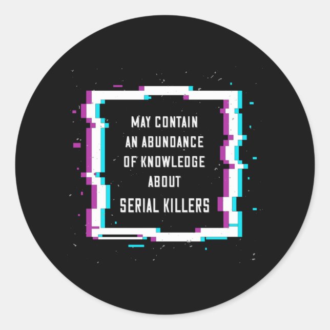 Pegatina Redonda Hacker Sayings (Anverso)