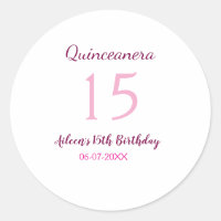 Hadas rosadas 15 años simple moder quinceanera
