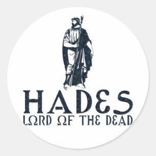 Pegatina Redonda Hades