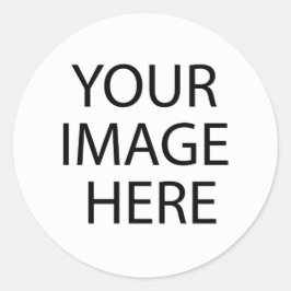 Pegatina Redonda Haga que su propio personalizado sea personalizado