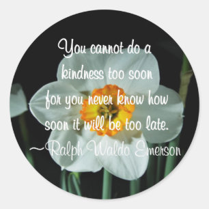 Pegatina Redonda Haga una amabilidad