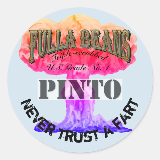 Pegatina Redonda Háganme saber quién se ocupó de estos pegatinas (Anverso)