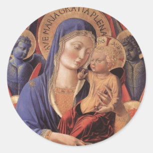 PEGATINA REDONDA HAIL MARY LLENO DE GRACIA