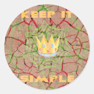 Pegatina Redonda Hakuna matata