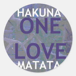 PEGATINA REDONDA HAKUNA MATATA