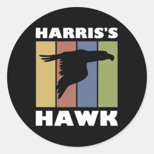 Pegatina Redonda Halk Falcon Hunter