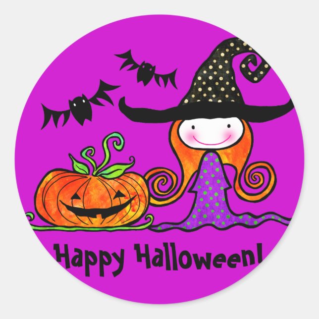 Pegatina Redonda ¡Hallo Winnie! (Anverso)