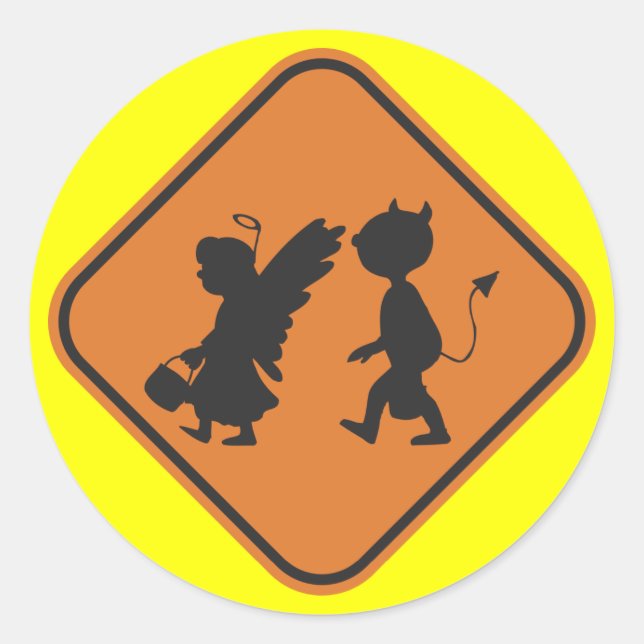 Pegatina Redonda Hallow Crossing (Anverso)