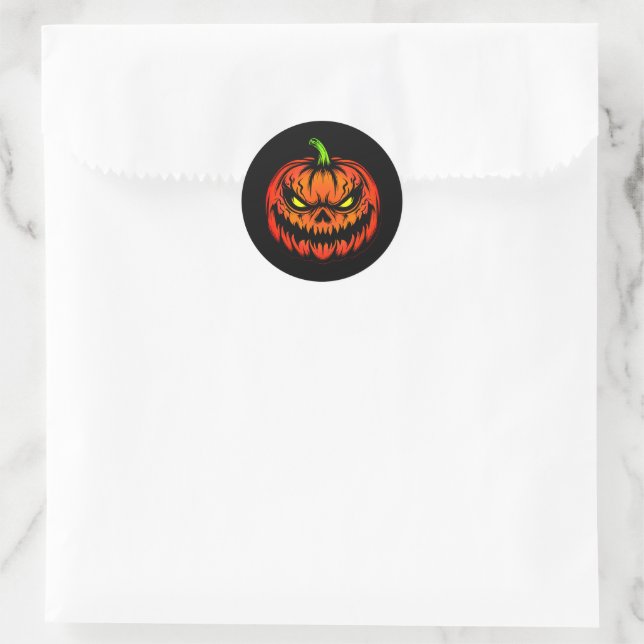 Pegatina Redonda Halloween (Bolso)