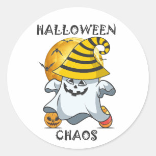 Pegatina Redonda Halloween