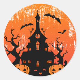 Pegatina Redonda Halloween