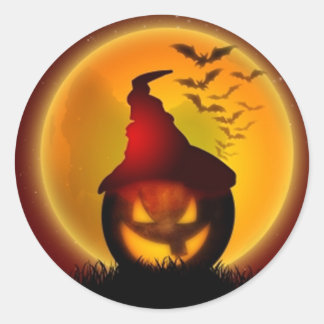Pegatina Redonda Halloween